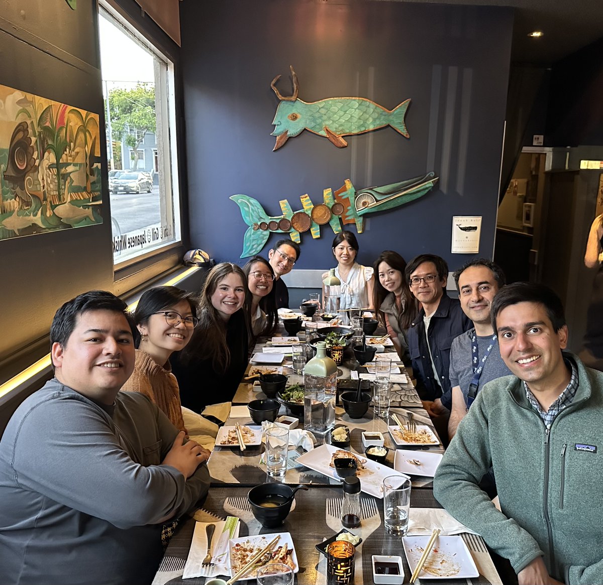 Nice sendoff to the one &amp; only <a href="/drycm2d/">Yen-Chou (YC) Chen</a>! Great &amp; productive year in #MoslehiLab &amp; <a href="/UCSFCardiology/">UCSF Cardiology</a> #CardioOnc Section! Of course, a sendoff would not be complete without a <a href="/TASCHEN/">TASCHEN</a> San Francisco book &amp; some <a href="/MoshiMoshiSF/">Moshi Moshi</a> sushi! <a href="/TaipeiMedicalU/">Taipei Medical University</a> <a href="/UCSFCancer/">UCSF Helen Diller Family Comprehensive Cancer Ctr</a>