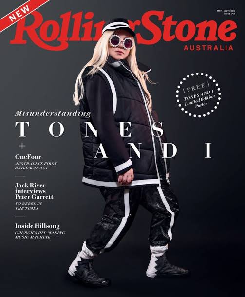 No female has ever had a song streamed more than @tonesandimusic. Not @Beyonce, not @taylorswift13 not @Adele. Tones And I, an Australian female singer-songwriter, released #DanceMonkey and dominated the globe. We put her on our first ever @rollingstoneaus cover.