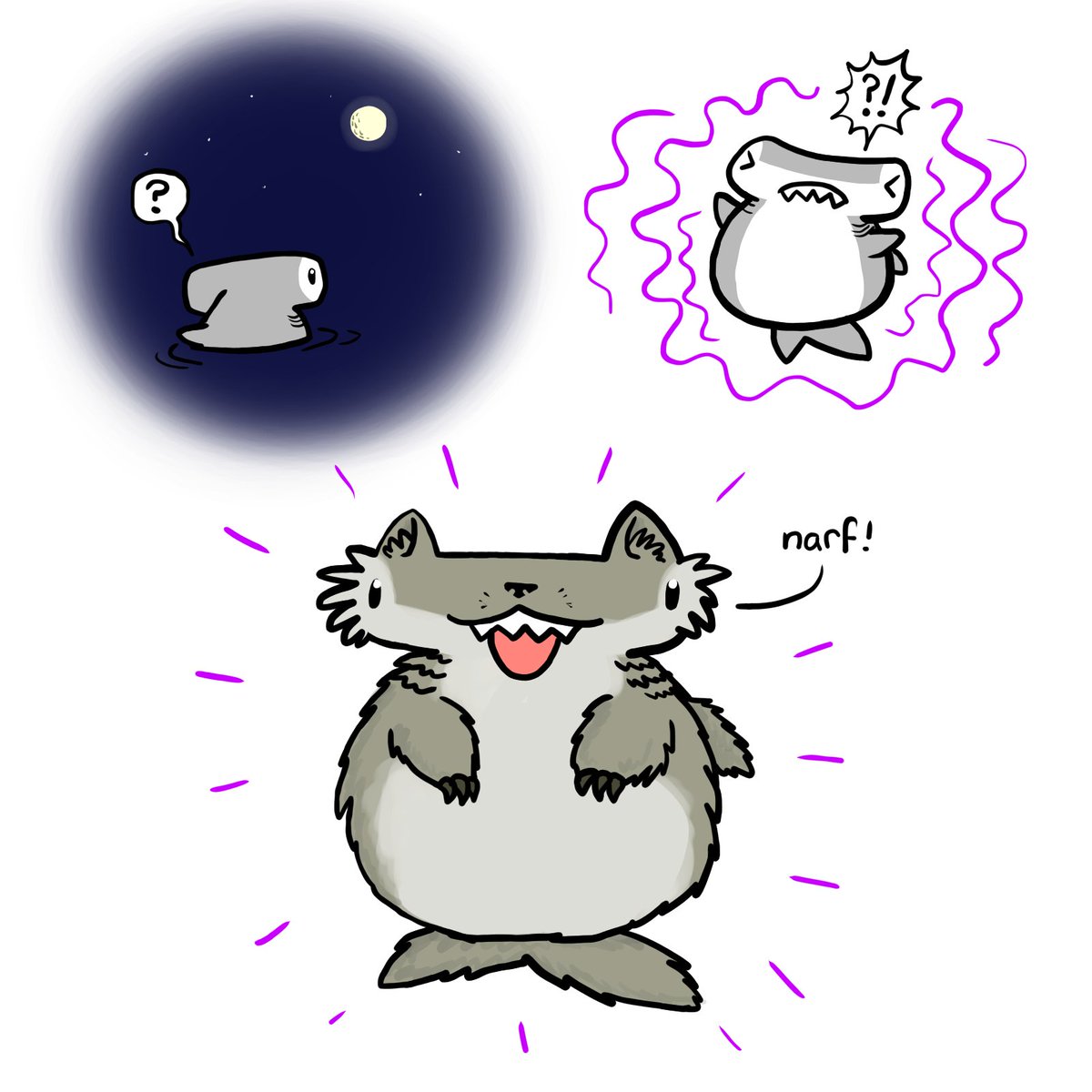 KetrinaYim's tweet photo. Julycanthropy #4: Hammerwolf Hambert
#julycanthropy #werewolf #lycanthrope #lycanselach #hammerhead #shark #hambert #doodle https://t.co/5uKrBBIcUo