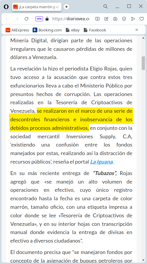 lubrio's tweet photo. Lamento que cuando Luis Britto García y otros camaradas denunciaron lo peligroso de ciertos artículos de la Ley Antibloqueo, ustedes los trataron de traidores.

Lean este artículo del periodista Eligio Rojas @ELESPINITO sobre el caso Pdvsa-Cripto. 

👉👉https://t.co/cji0ytMLjG https://t.co/ExgZQ4aUhv