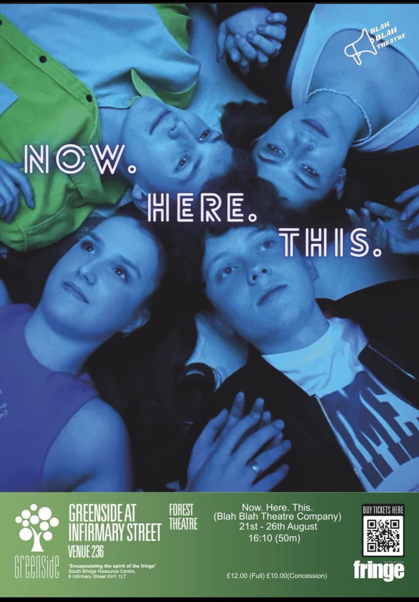 @rhcatlover Hi! We are bringing the musical ‘Now. Here. This.’ 21st-25th August! It’s a story with big vocals, big laughs and big tears exploring what it means to grow up neurodiverse, queer or female (or a combo of those!) and how we can embrace those experiences for the future 🐢🫧📚🐝