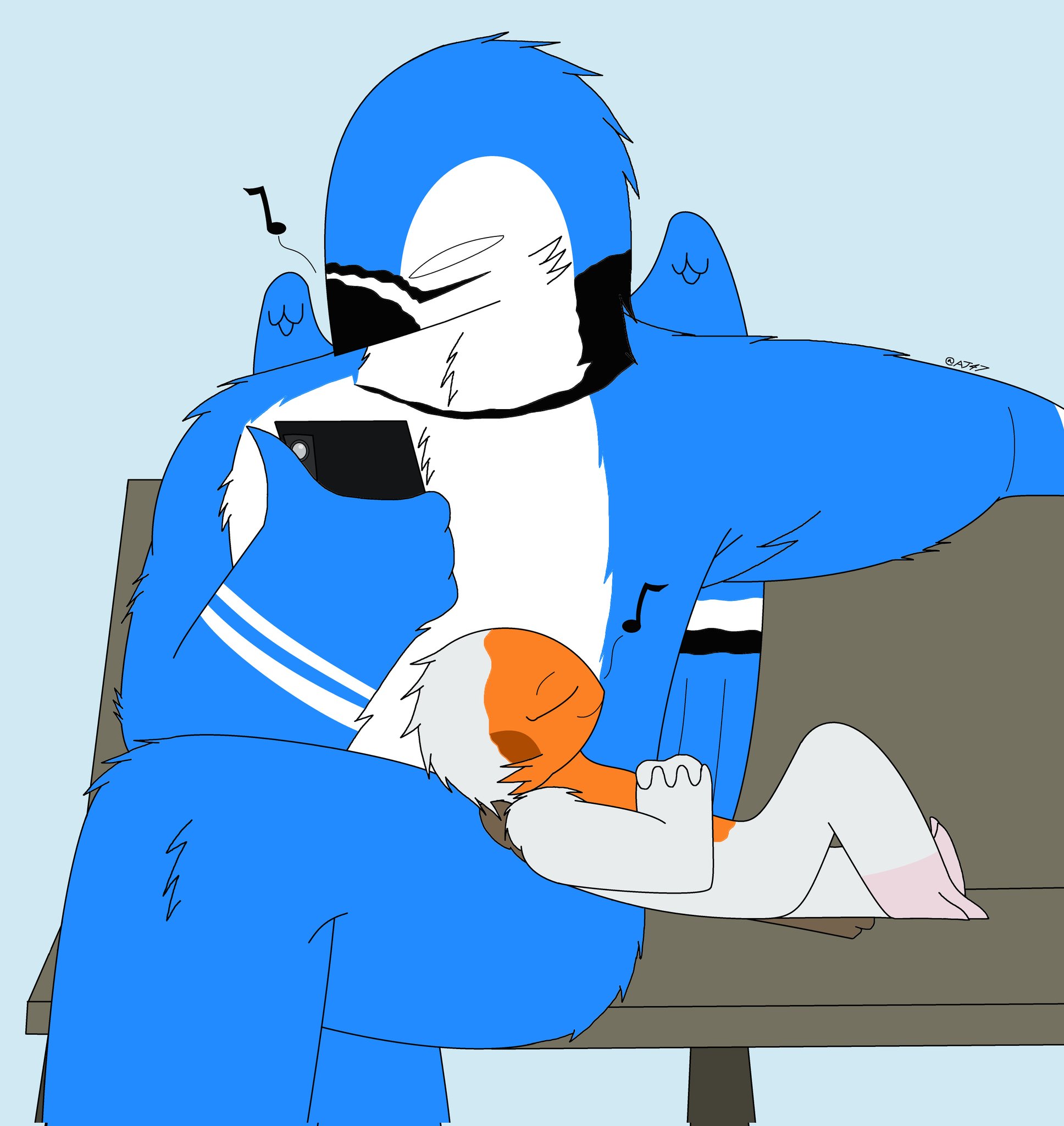 AnimeJedi47 on X: Vibin or Jammin 🎶 For: @pegu2726 pegufanart  t.cozI9W6idGkg  X