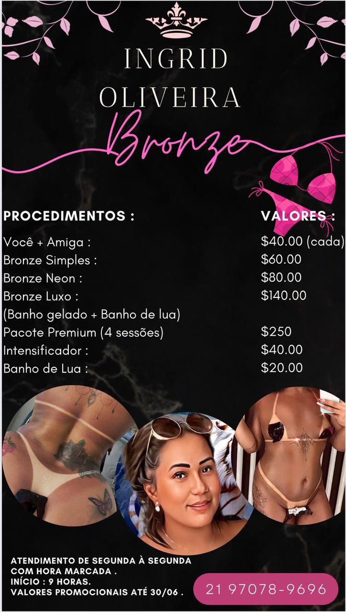 Espaço Ingrid bronze esperamos todas vcs 👙 espalha pra geral finge q fofoca foca e não desfoca # vila da Penha 
      Marquinha afiada