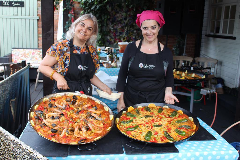 BedfordLanguage's tweet photo. Great end of the year party with students, teachers and friends. Many thanks to everyone who joined us. Paella was great and Jenny, Jay &amp; their team made us feel at home &amp; not thirsty. Happy summer everyone 😍😘 https://t.co/buznJpPLF1