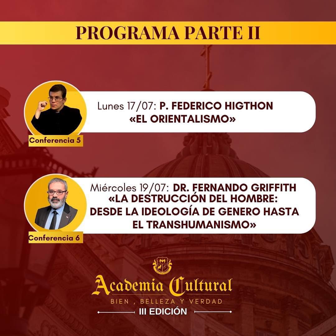 centroasuncion's tweet photo. 📚 Hoy te presentamos la segunda parte del programa de la Academia Cultural, un viaje que te hará pasar al siguiente nivel en tu búsqueda del Bien, Belleza y Verdad.

💡 Descubrí las ideas detrás del mundo relativista en el que vivimos hoy día. https://t.co/J2ae3EJBxD