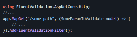 CarlHugoM's tweet image. Are you looking for a simple way to validate your ASP.NET Core 7+ Minimal API endpoints using FluentValidation? Look no further; I released a simple library for that!
Let me know what you think! #dotnet #FluentValidation #MinimalAPI
adpg.link/Qp7t