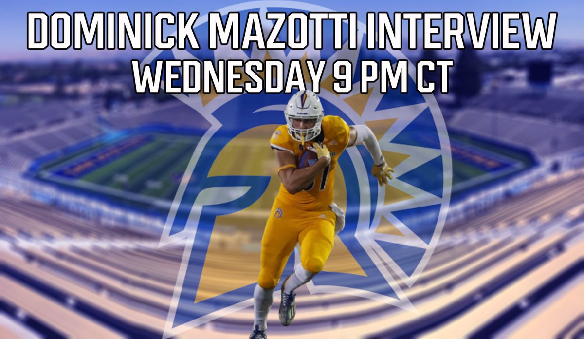 3 interviews coming tomorrow!!

6 PM CT: Nebraska commit, <a href="/rogergradney15/">roger gradney</a> 

8:30 PM CT: Campbell commit, <a href="/Ziyonl51/">ZiyonL.51</a> 

9 PM CT: SJSU TE, @DominickMazotti 

Tune in over on Instagram.com/alex_interviews for all 3 of these!