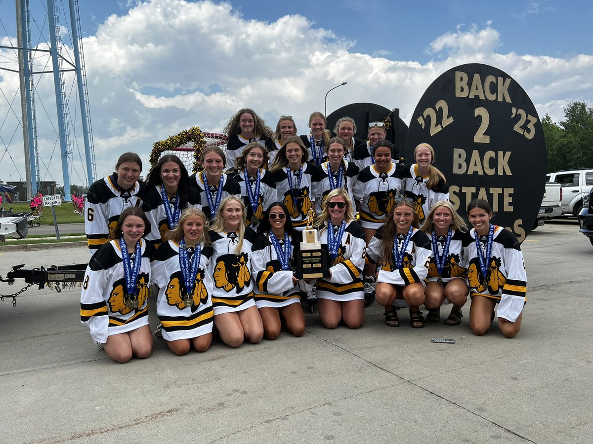Lady_Warriors00's tweet photo. The Eveleth Trophy made an appearance in the Warroad 4th of July Parade today! 🤩🏆
@mnwild #LadyWarriors #Itsfuntowin #statechamps #HockeyTownUSA #backtoback https://t.co/UarSYsdB4Y