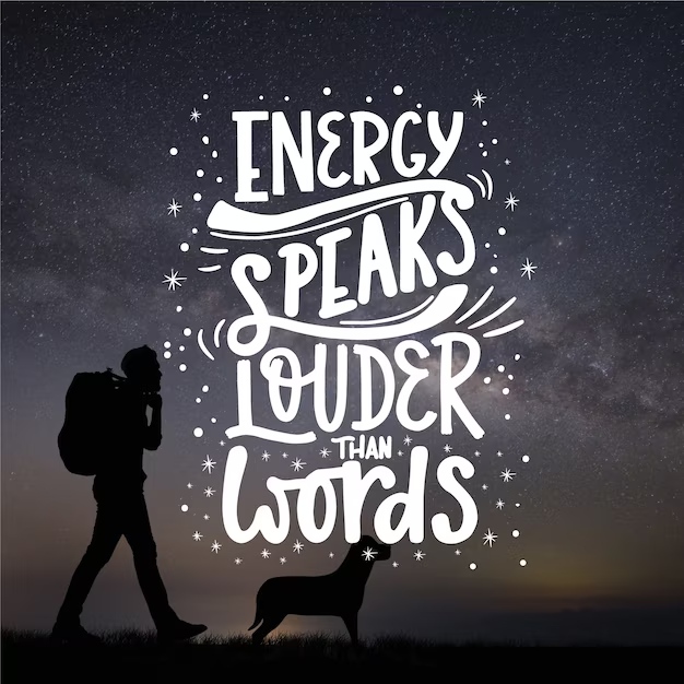 Choose your energy wisely - 🔋 it speaks volumes! 🗣 #EnlivenYourEnergy #ChooseYourAttitude #SpeakYourTruth 🤍