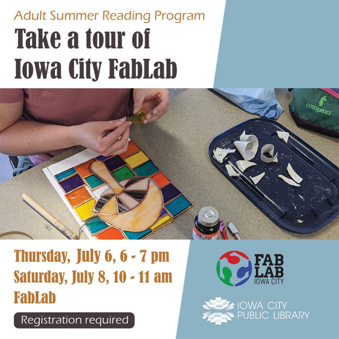 Iowa City Public Library on Twitter "Join us on Thursday, July 6, at 6