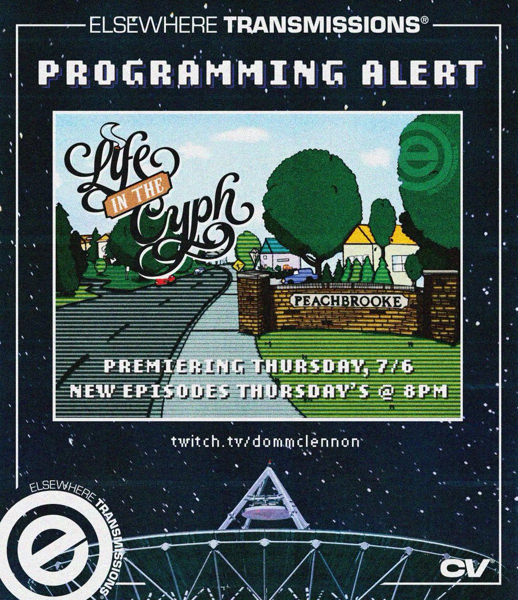 New episode this Thursday! Some of the cyph will be joining me for the premieres to talk about the show. Pull up 🛰️