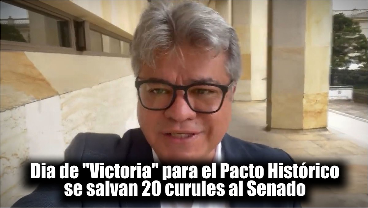 🎥“Consejo de Estado niega la nulidad de las 20 curules al Senado del Pacto Histórico” Wilson arias 👇#PactoHistórico #WilsonArias #MarioCastaño #CambioRadical #GermanVargasLleras #Senado #ConsejoDeEstado #90SegundosNoticias
youtu.be/Cx4vtfVzRoA