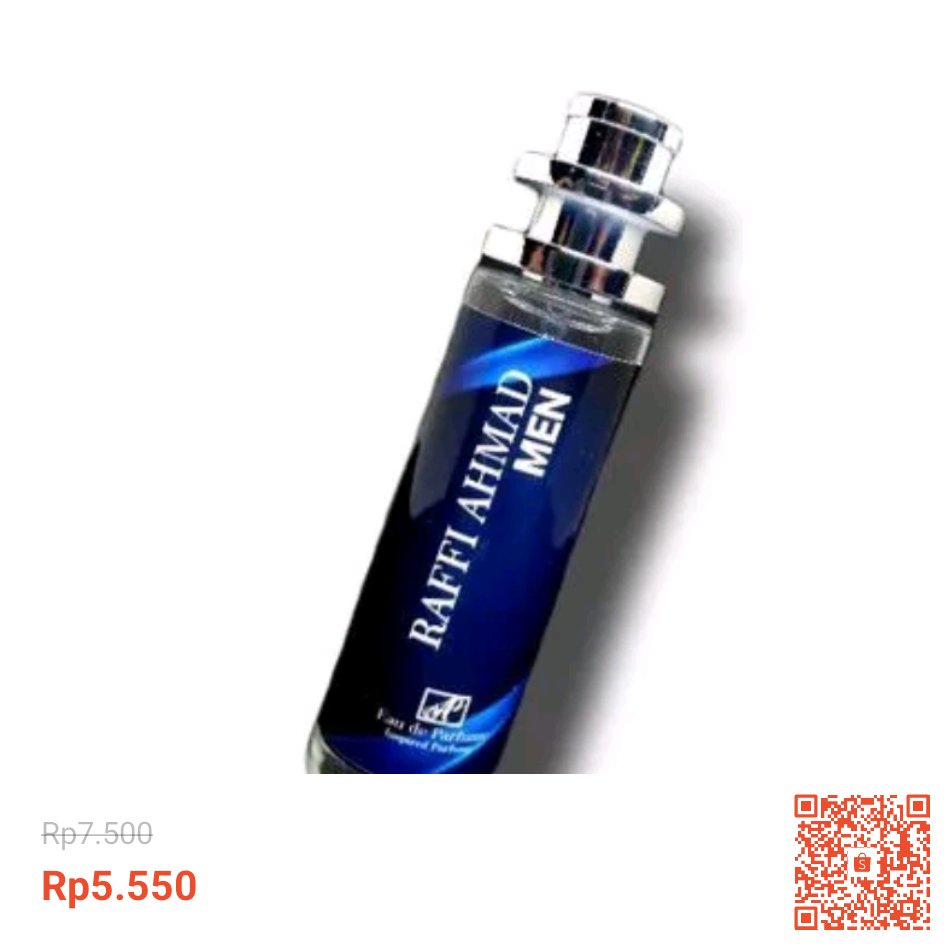 Temukan Parfum Thailand Raffi Ahmad 35ML dengan potongan 26%! Hanya Rp5.550. Dapatkan segera di Shopee! shope.ee/fw2Xxe8bW?shar… #ShopeeID