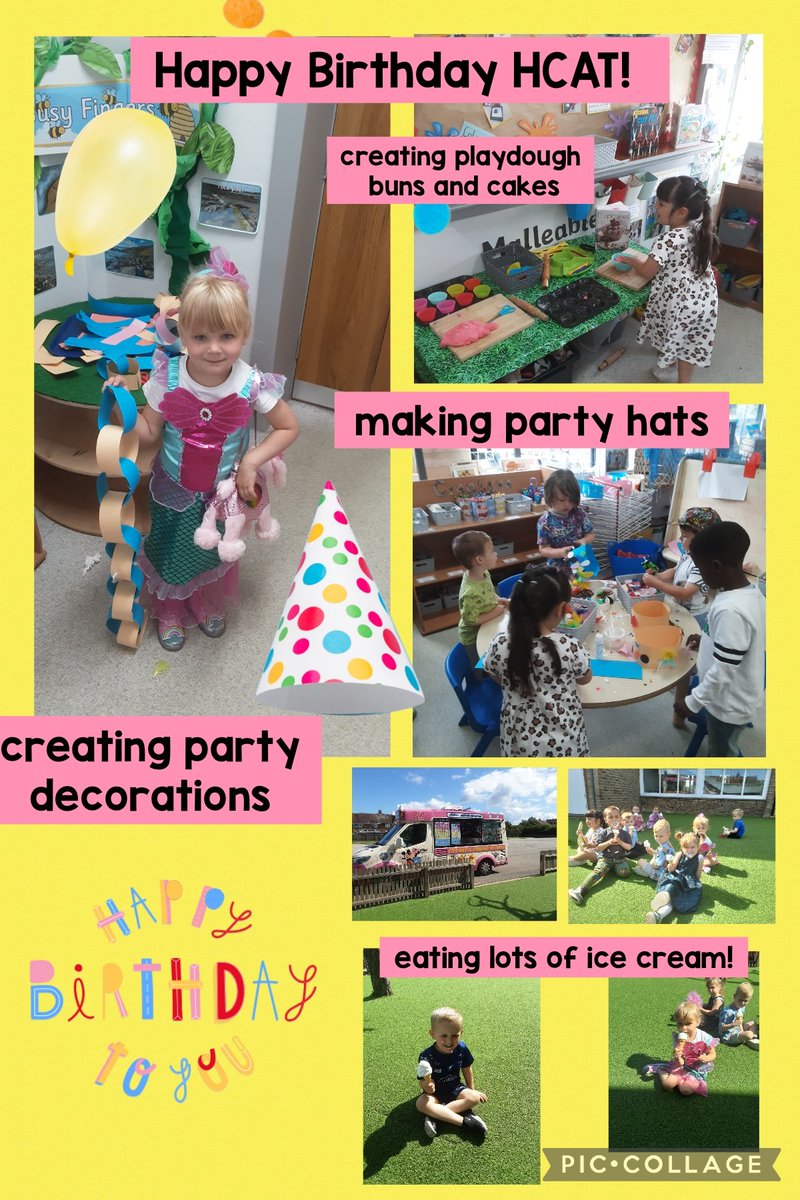 LonghillPrimary's tweet photo. We had lots of fun in F1 celebrating HCAT's birthday. Happy birthday! 🥳 #LPSEYFS  #HCATSchools https://t.co/ScoOAQxnhV