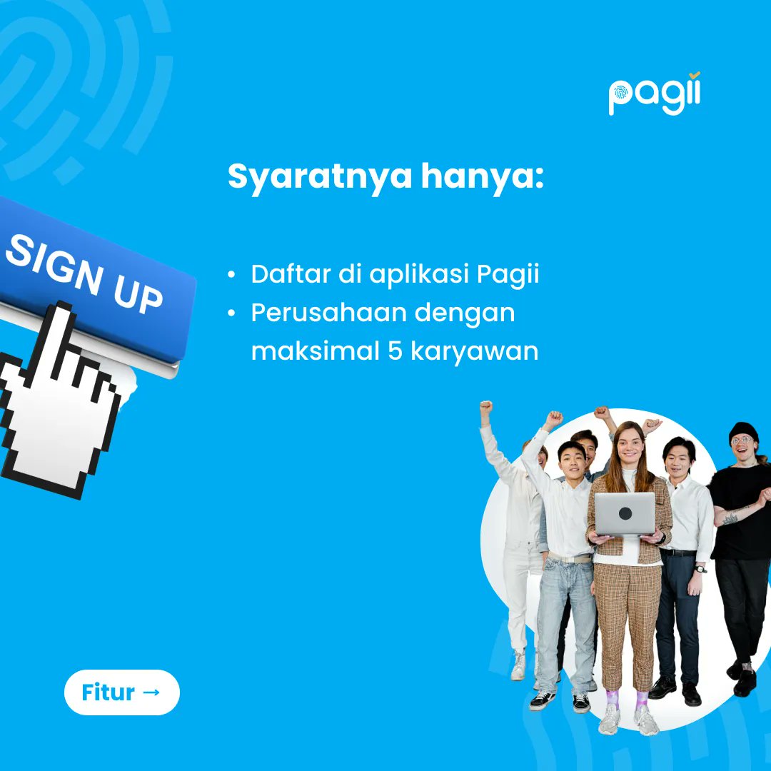 PagiiCo's tweet photo. Salah satu paket yang cocok untuk bisnis Anda yang masih belum punya banyak karyawan tapi ingin mencoba mempermudah urusan absensi sampai rekap data yang akurat…

#AplikasiAbsensi #AbsensiKaryawan #ManajemenAbsensi #AbsensiDigital #HR #HRDIndonesia #manajemenSDM #EfisiensiKerja https://t.co/0KO8tEGoA7
