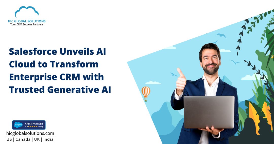 HeadInCloudInc's tweet photo. The AI Cloud powered by Einstein GPT Trust Layer enables you to run any AI model while keeping your sensitive customer data secure. Know more! https://t.co/pdxpuxRibZ @salesforce @SalesforceDevs #Salesforce #Cloud #EinsteinGPT #MarketingGPT #CommerceGPT #ai #CRM https://t.co/qAU432RoVD