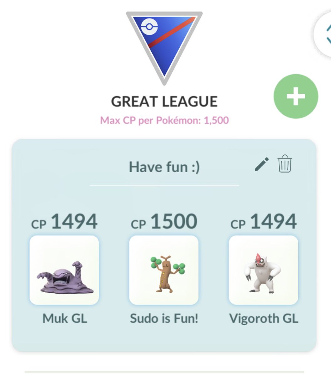 I hit the Legend rank by doing my battles in the <a href="/EliteTms/">Elite TMS</a> server using Sudowoodo on a team recommended by <a href="/Maxy1000000P/">M A X Y</a> when he ran it on the <a href="/holesomePOGO/">holesome</a> server. 🔥🥳

Tree OP! 🎄🪨

GGs to all of my opponents and good luck to everyone else climbing this season! 😻😁