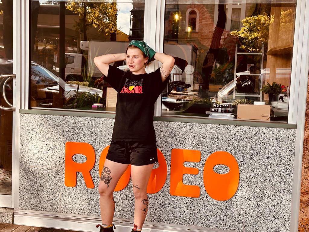 suward7's tweet photo. Super proud of my daughter - taking the plunge &amp; setting up her own business. @Rodeo.adl - selling coffees &amp; sandos 🥪🥪🦓🦓☕️☕️ https://t.co/AP7dkuCW45