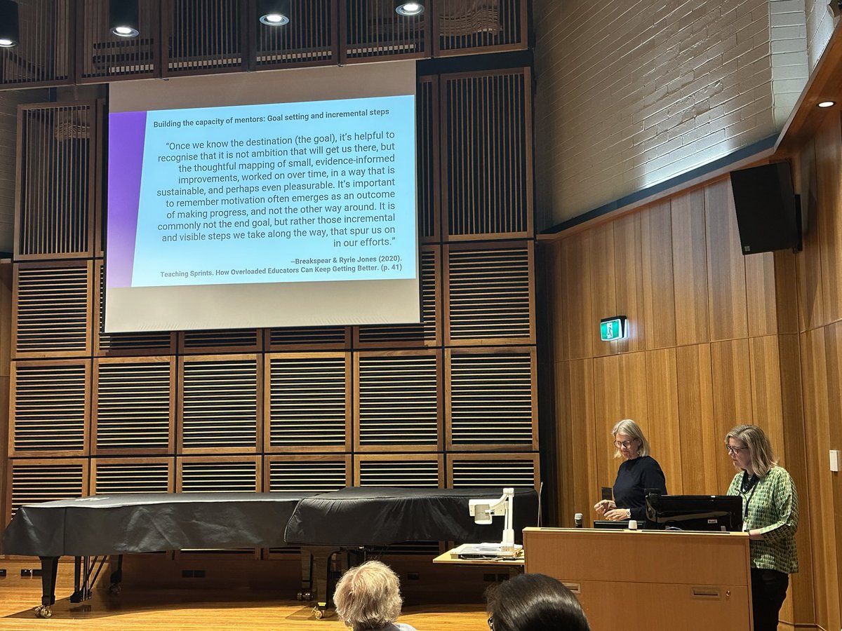 deb_batley's tweet photo. Nobody wrote they don’t know what a dominant 6th is… Fabulous presentation highlighting the realities of the National music teacher mentoring program. #asme_unleashed Thankyou @AustYouthOrch https://t.co/B8qSLTCfZP