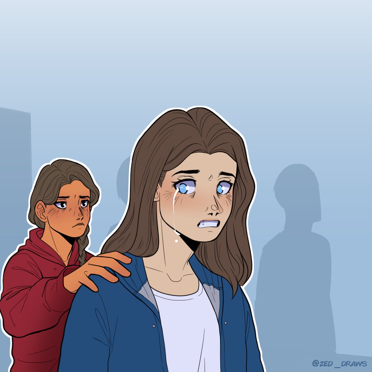 "leah..."

crazy leah, delusional leah.

"...we need your brain here."

[ art by: <a href="/zed_draws/">zed</a> ]