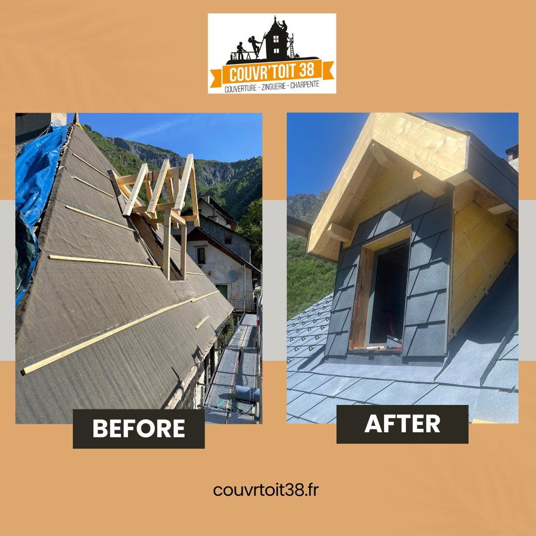 CouvrToit38's tweet image. Lucarnes, fenêtres de toit, puits de lumières… faites entrer de la chaleur et de la vie dans votre intérieur !
#lucarnes #velux #puits #ouverturedetoit #luminosite #chaleur #couvreur #charpentier #roof #roofer #fenetredetoit