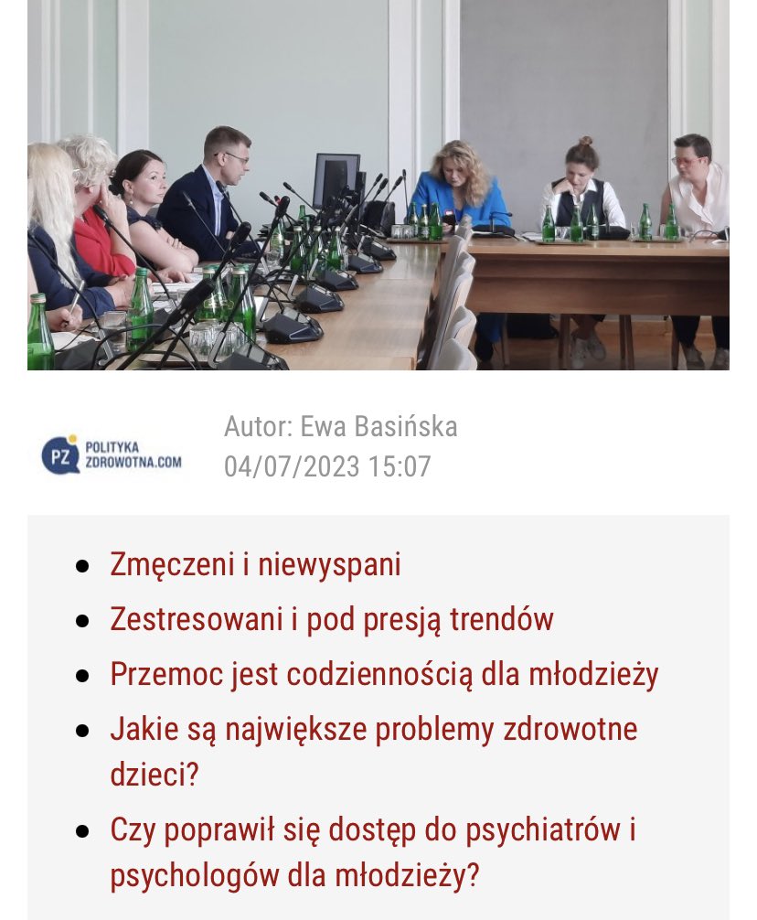 ciesiolkiewicz's tweet photo. W portalu @PolitykaZdrowot relacja z posiedzenia Parlamentarnego Zespołu Praw Dziecka kier. przez @moanrosa, na którym - wraz z @szredzinska z @DajemySile - prezentowaliśmy raporty:
🔹"Dzieci się liczą" #FDDS
🔹 "Dojrzeć do praw" @fundacjaorange ⤵️ https://t.co/NPzj1fKzW1
