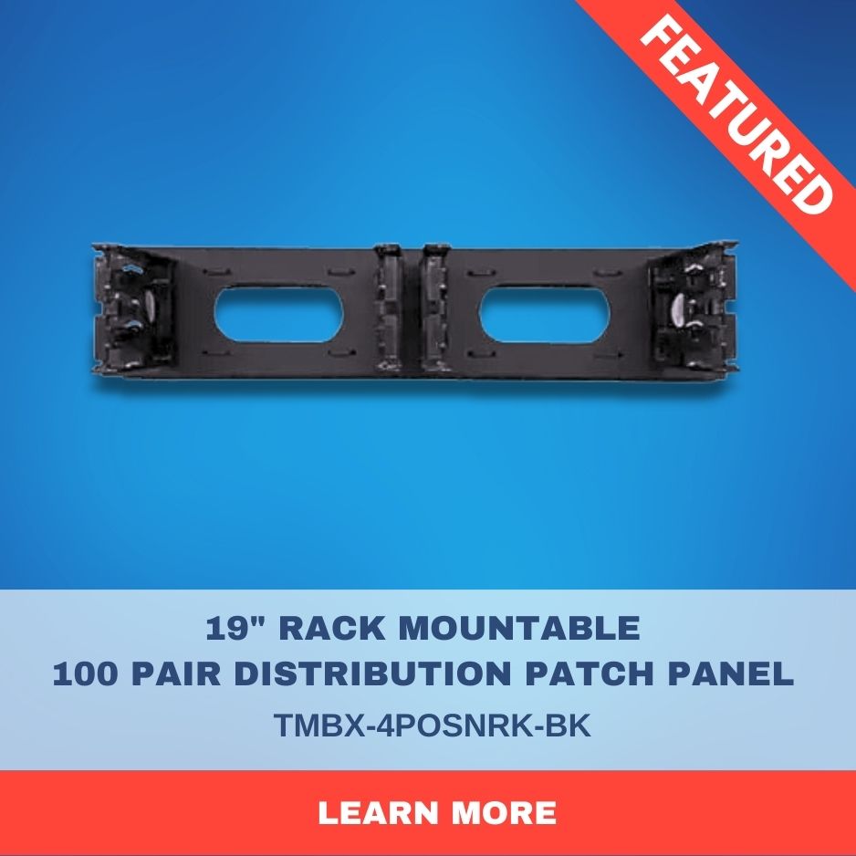 For July, we're featuring the TSOC Rack Mountable BIX Distribution Frame - it is designed to be mounted directly on a standard 19.0” relay rack and holds a combination of BIX Distribution Connector or Adapter. Learn more: tsoc.com/product/tmbx-4… #TSOC #productofthemonth