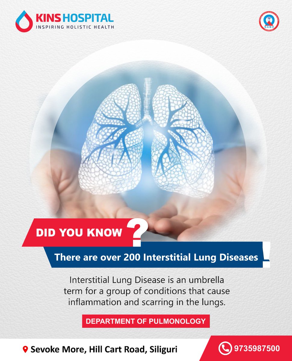 KinsHealth's tweet photo. Consult a #pulmonologist if you’ve had increasing shortness of breath, shortness of breath with exercise or an ongoing dry cough.

#Interstitiallungdisease #ILD #lungdisease #breathingproblem #pulmonolgistsiliguri #lungsdoctor #kinsclinic #KinsHospital https://t.co/XgEFxcpLLX