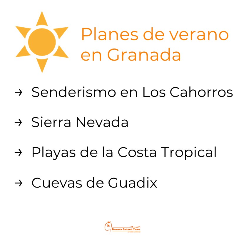 Algunos de los planes que puedes hacer este verano en Granada 

#granada #granadaverano #granadaturismo