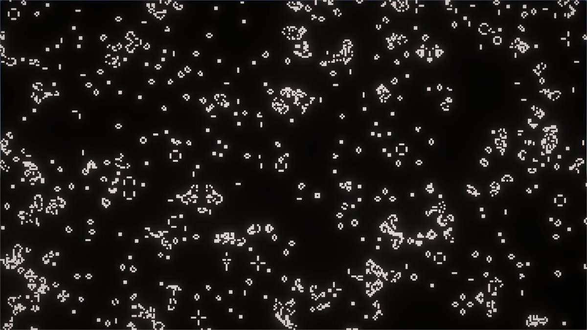 alex_rogatch's tweet photo. I wanted to learn about optimization and profiling in #Unity for some time already and came up with a great project to learn with. So, here I'm creating Conway's Game Of Life on as large scale as I can manage to optimize. #GameDev #Optimization #GameOfLife https://t.co/Tc1Y5HMgWP