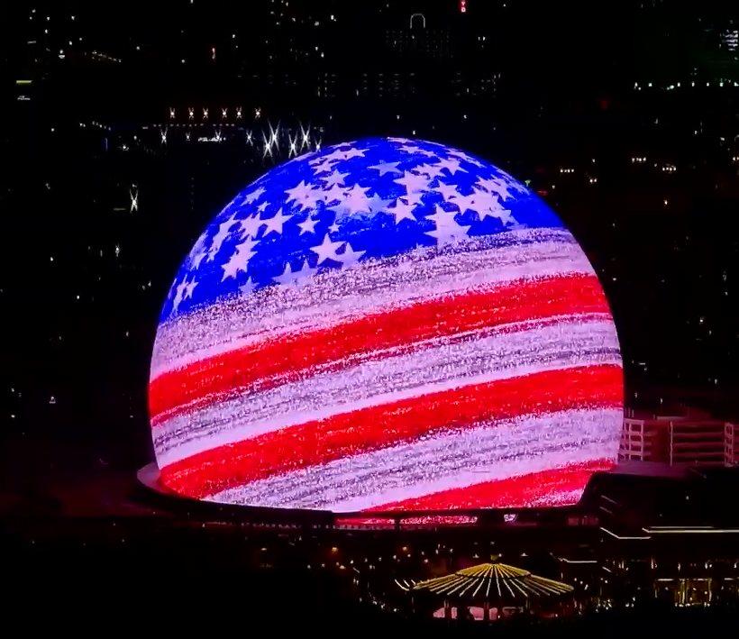 KTNV's tweet photo. The full show of The Sphere on Independence Day can be viewed on Youtube @/KTNV.
https://t.co/gAiOeqwzLq https://t.co/pAS4yHh0rw