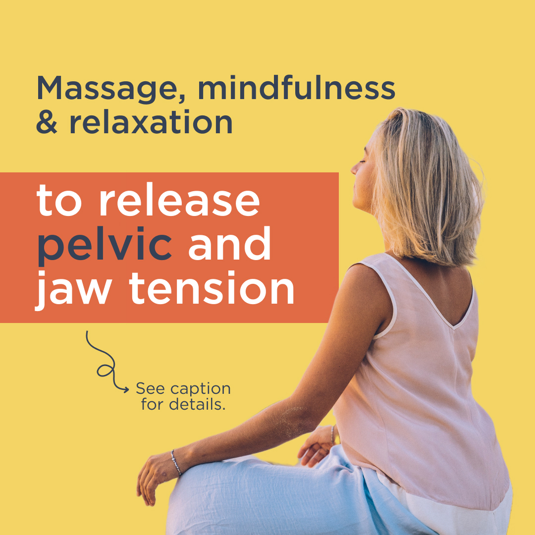 If your jaw is feeling tight or painful right now, here’s a simple trick we use to help find relief! 1. Place one hand on your head, and the other on your belly 2. Tune into your breathing 3.Gently work on massaging the areas where you feel it the most.
#JUNOFEM #pelvicfloor