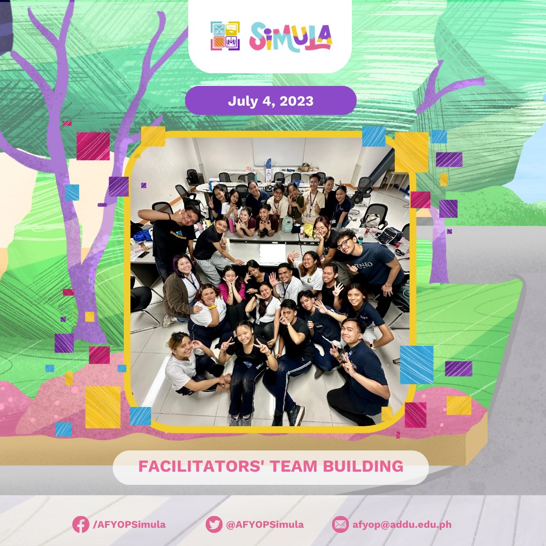 AFYOPDayon23's tweet photo. AFYOP UPDATE 📩 | Take a peek at these photos of the recently concluded AFYOP 2023 Team-Building! 

#AFYOP2023 https://t.co/I5hzce1uU8