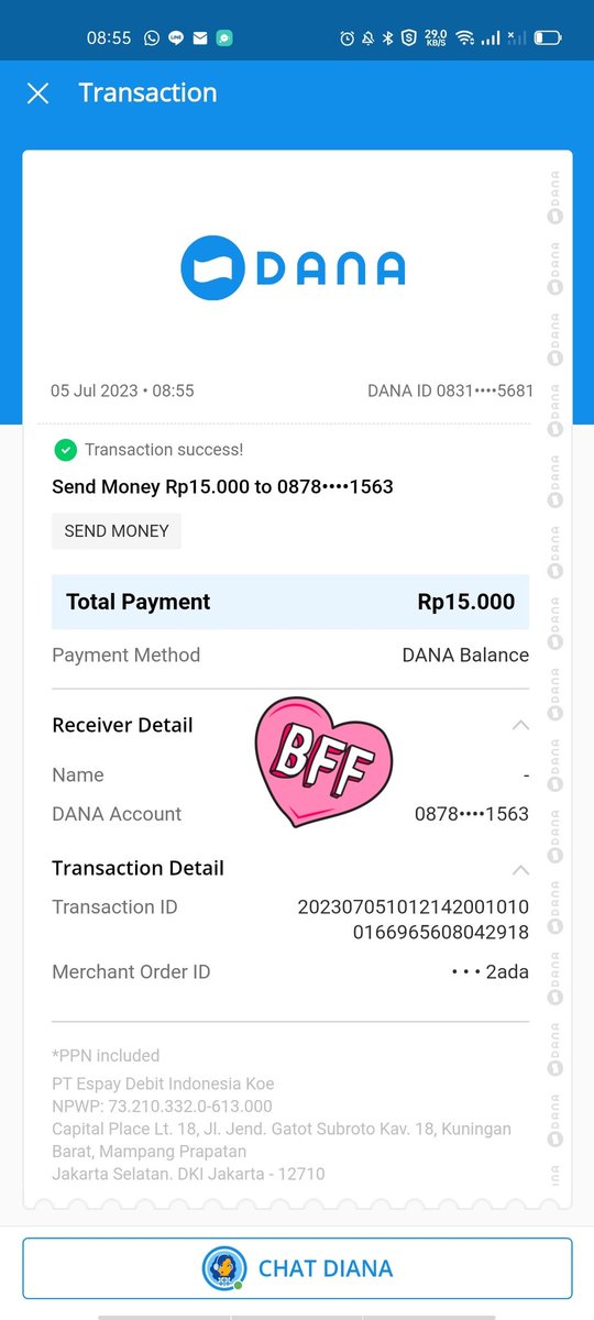 PENIPUUU!! HELP RT. #zonauang 

aku wtt saldo ke dia, ya ngga banyak sih. abis aku kirim ss udah tf ke dia, lalu dia block akuu. 😆😆