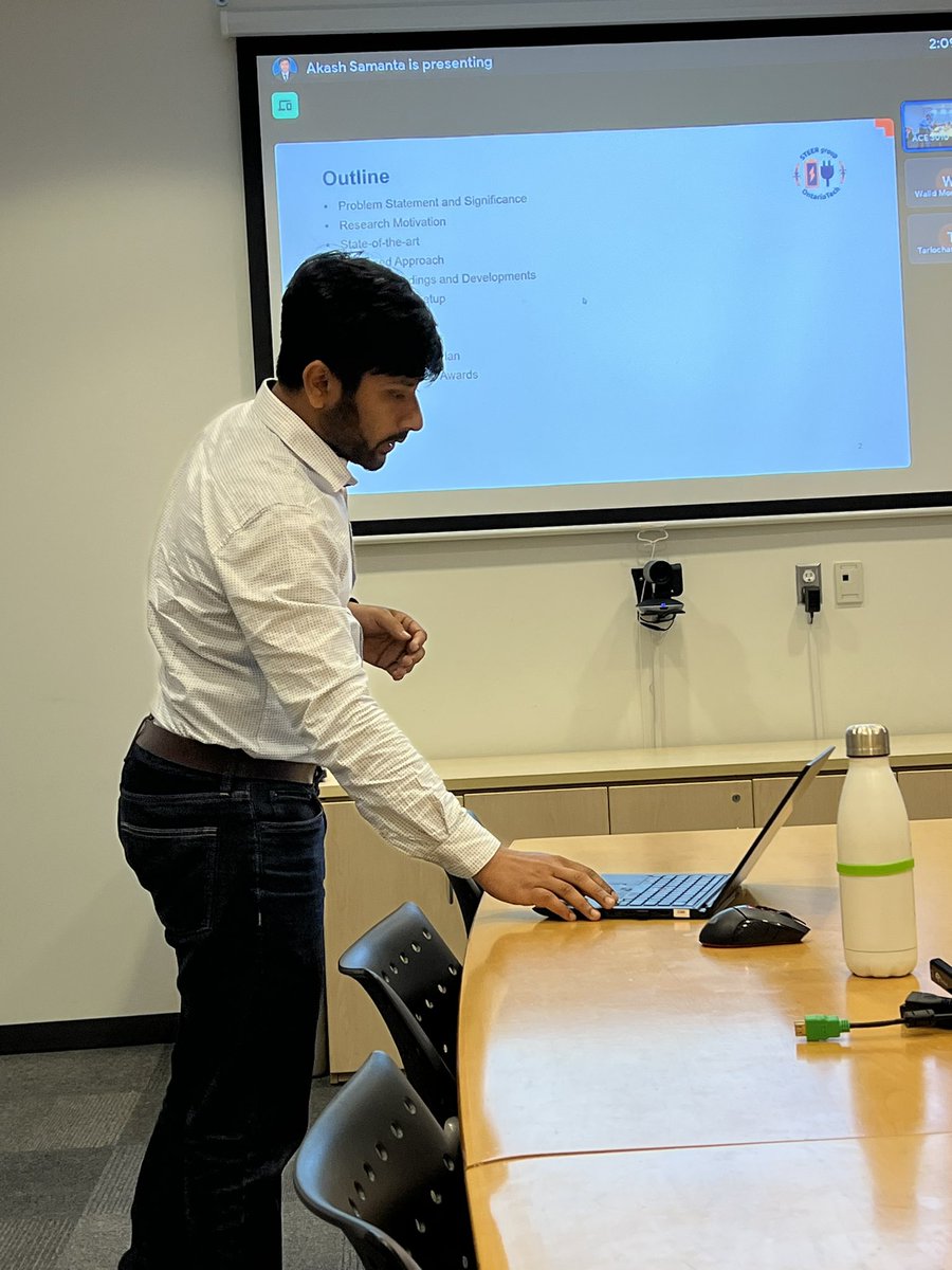 electrifiedshel's tweet photo. Congrats to the @OT_STEER group’s Akash Samanta @akashsamanta440 for successfully turning the page today, from being a PhD Student, to qualifying to be a PhD Candidate. Keep up the good work and all the best. #batteries #emobility #research #EnergyStorage #DigitalTwins https://t.co/xZTjecCltz