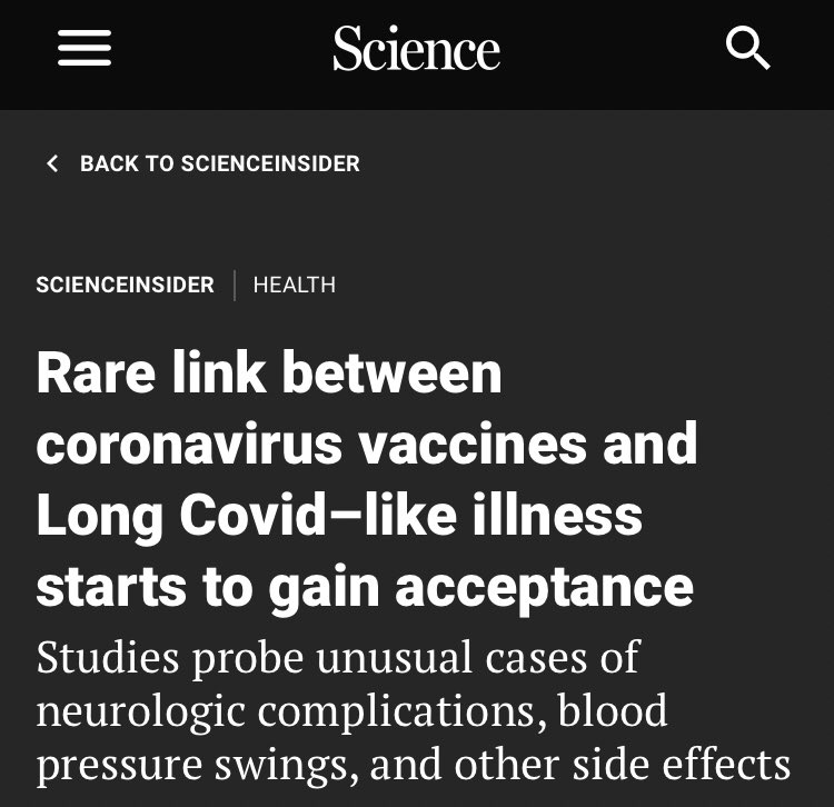 kevinnbass's tweet photo. New research indicates that the Covid vaccine might be responsible of many cases of Long Covid

This would confirm countless anecdotes online linking the vaccine to the development of debilitating Long Covid-like symptoms. https://t.co/FZOgRBN6Dq