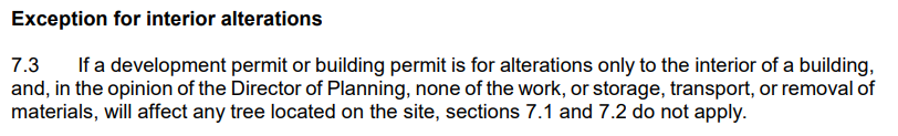 EastVanBuilder's tweet photo. 4.) AN ARBORIST REPORT $750

Every project needs an arborist report. I've tried arguing that section 7.3 of the protection of trees bylaws doesn't require it. They don't care. You can spend weeks arguing with staff, or you can just pay an arborist $750. https://t.co/Y9sNGlLZUi