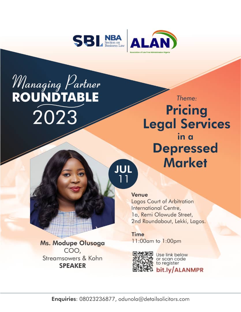 ALANigeria's tweet photo. #PanelistProfile
Modupeola Olusoga is a seasoned Operations and Human Resources Professional with 15+ years of experience across finance, advisory, consulting, and legal sectors. She has a proven track record in driving productivity, operational improvement, people management, https://t.co/GCNHJZSQfu