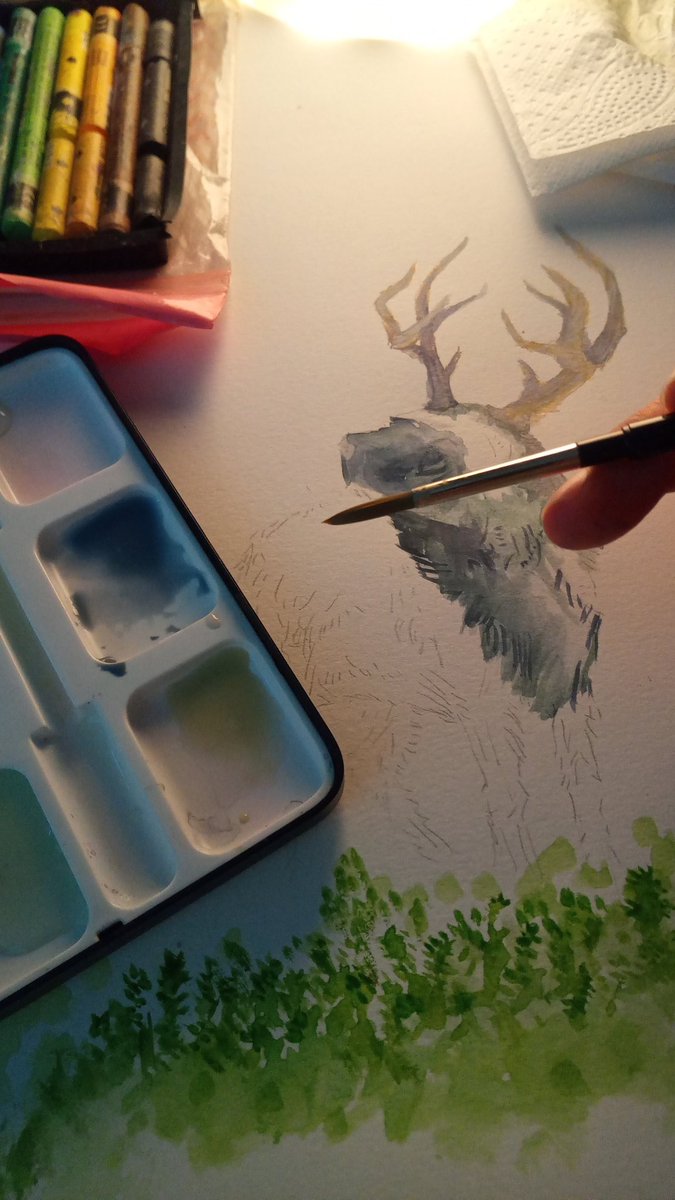 Gladpus's tweet photo. so it's a wip.
Whenever things look a right mess - I've made mistakes, things get blurry and I have to redo - I know I have the skills now. I'll fix things, eventually - I'll work through it little by little, and before it's finished something new has begun - back to square 1, https://t.co/4wOt8Ytx2C