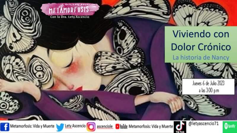 Leticia85117366's tweet photo. En Metamorfosis: Vida y Muerte,  la  Dra. Lety Ascencio nos presenta un interesante programa, donde aprenderemos como se vive el dolor crónico a través de la historia de Nancy. No te lo pierdas, próximo jueves 6 de Julio en punto de las 3;00 p.m. en 👇
https://t.co/1GNBooYflR https://t.co/LvtjvQVTw4