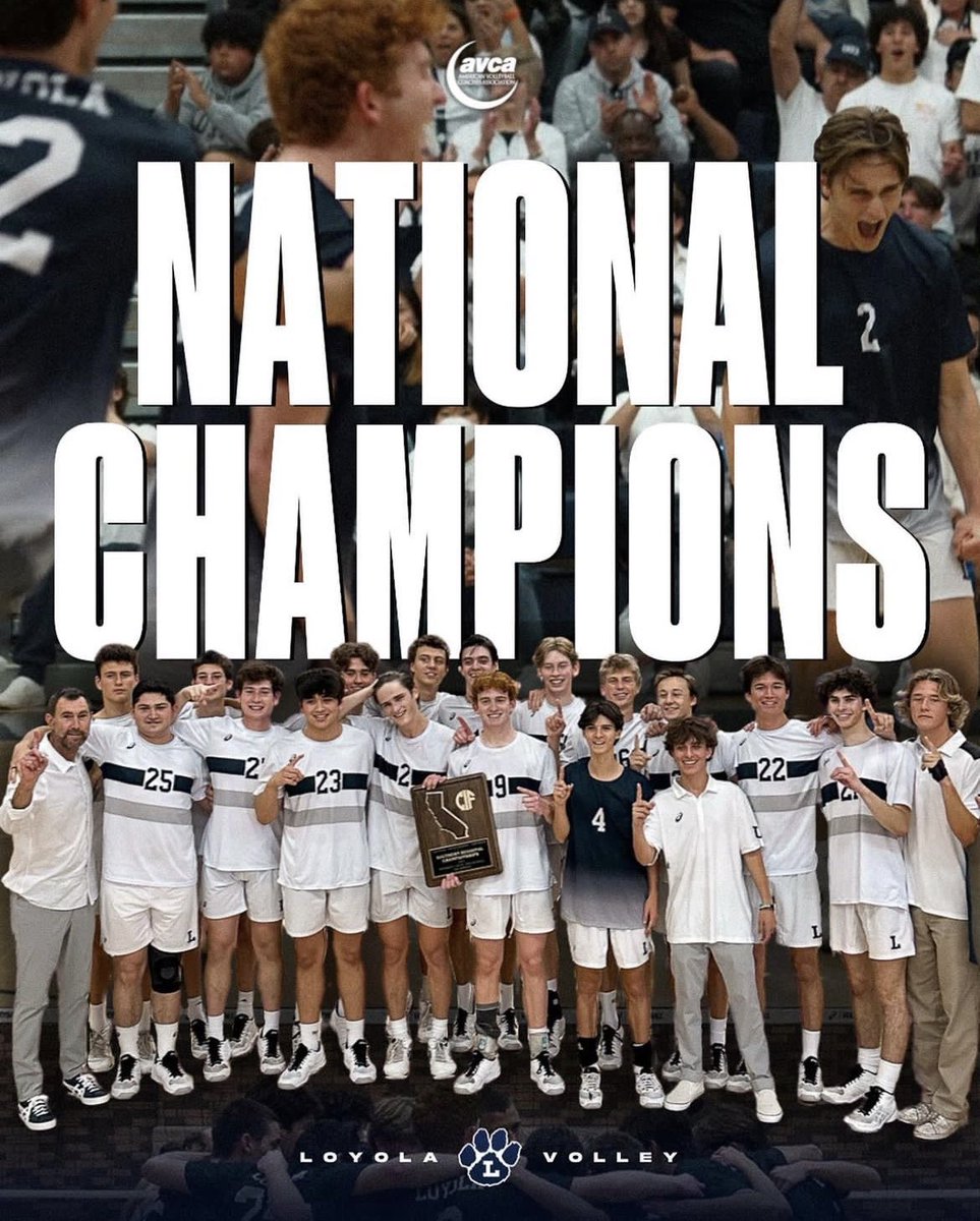 holmes_wormald's tweet photo. NATIONAL CHAMPIONS x2! So stoked to win the national championship in BOTH high school and club volleyball! Wouldn’t want to end my volleyball career anyway else! What better way to spend my last days before I report to @USMMAFootball then by winning a natty! @latsondheimer https://t.co/XccpckStRw