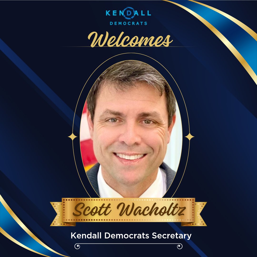 kendall_dems's tweet photo. @kendall_dems welcomes @ScottWacholtz as the new club secretary! It's both an honor and a pleasure to have you! Let's get some #Democrats elected! #VamosDemocratas #Kendall #Miami https://t.co/vlSes4G8is