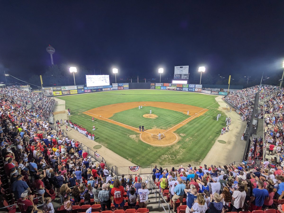 CarolinaMudcats's tweet image. What a night in Zebulon!