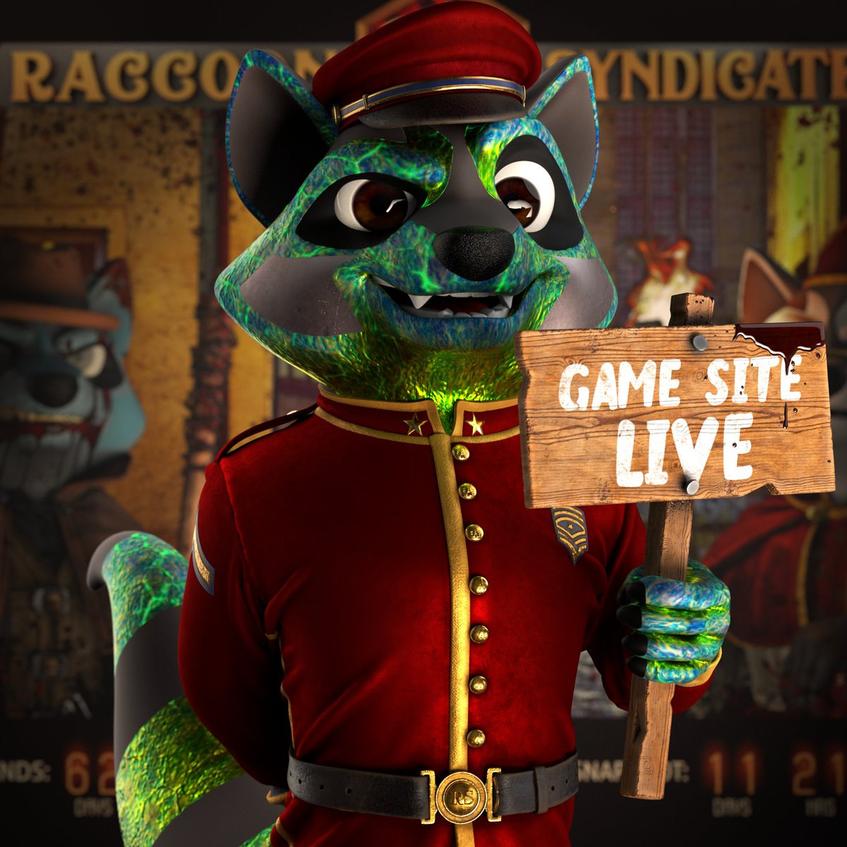 Raccoon Syndicate (@raccoonsyndicat) on Twitter photo Aaaaaaaand - we're LIVE! Season 2 of the <a href="/RaccoonSyndicat/">Raccoon Syndicate</a> game is now live - game1.raccoonsyndicate.com
This round features thousands of ADA worth of NFTs from our partners, $BANK coin also available in the prize pool, Squad Battles, and a new "Spin-The-Wheel' mechanic! Aaaaaaaand - we're LIVE! Season 2 of the <a href="/RaccoonSyndicat/">Raccoon Syndicate</a> game is now live - game1.raccoonsyndicate.com
This round features thousands of ADA worth of NFTs from our partners, $BANK coin also available in the prize pool, Squad Battles, and a new "Spin-The-Wheel' mechanic!