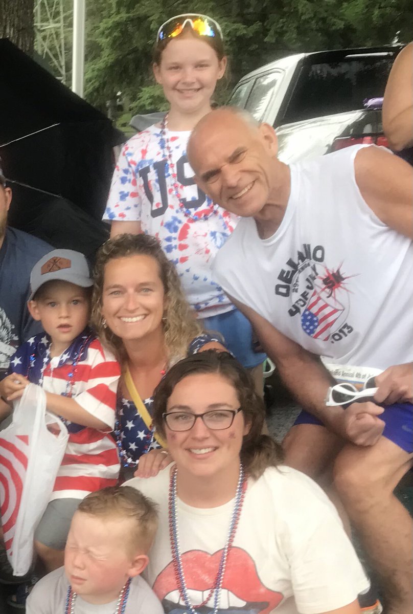 stupidtrumpers's tweet photo. Happy 4th of July Everyone!
Delano Mn. 5K today not my
fastest but, a great time with
Kids &amp; Grandkids ! #4thrun #delanomn #4thofjulyrun #grandmasmarathon #4thofJuly2023 #running #5kon4th #runner66 https://t.co/hIE8U2HAvf