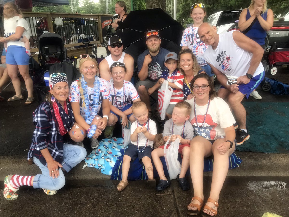 stupidtrumpers's tweet photo. Happy 4th of July Everyone!
Delano Mn. 5K today not my
fastest but, a great time with
Kids &amp; Grandkids ! #4thrun #delanomn #4thofjulyrun #grandmasmarathon #4thofJuly2023 #running #5kon4th #runner66 https://t.co/hIE8U2HAvf