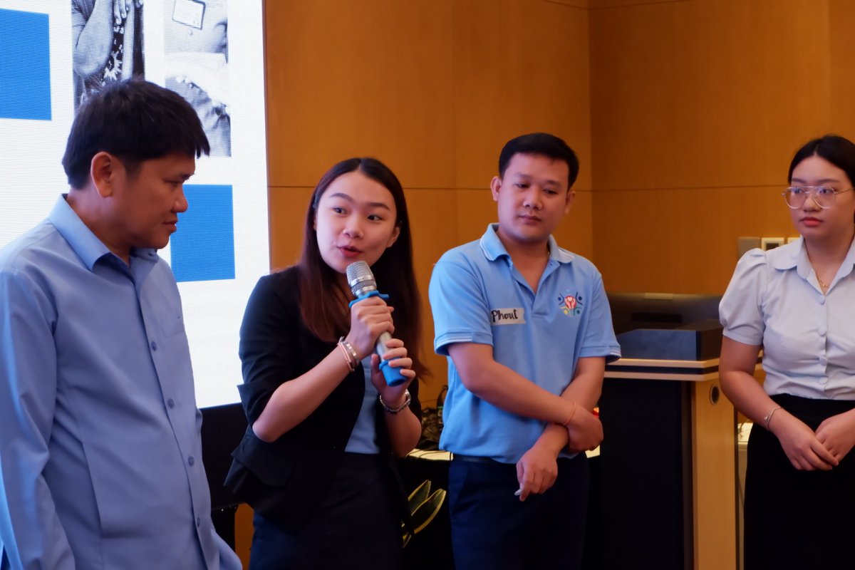 IOMLaoPDR's tweet photo. This week, the 2nd batch of recruitment agencies gathered to deepen their understanding on the Ethical Recruitment of International Recruitment Integrity System Standards to 👉strengthen compliance w/ the ethical recruitment principles among recruiters & employers thru #PROMISEII https://t.co/WBnT8JjIv3
