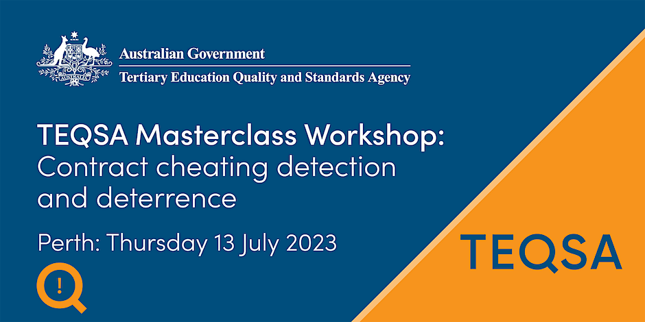 TEQSAGov's tweet image. There's still a few spaces available in our #Perth #ContractCheating workshop happening next Thursday (13 July) with @GuyCurtis10 and @cathellis13.

➡️ teqsa.gov.au/guides-resourc…

#HigherEd #OzHe #AcademicIntegrity