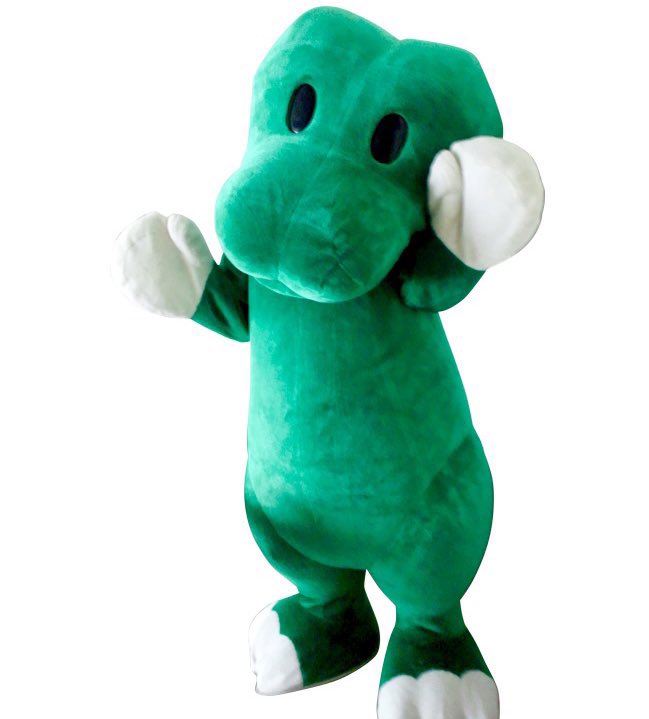 mondomascots's tweet photo. Greenzaurus, a dinosaur with a pepper for a head, appears on bags of green peppers from Miyazaki Prefecture. https://t.co/8sU3kAKtqp