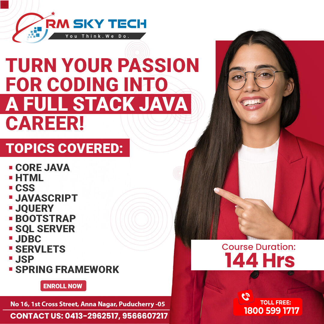 RMSkyTech1's tweet photo. 🔥 Turn your passion for coding into a thriving #FullStackJava career! 🔥
Unlock the door to endless opportunities with our comprehensive #JavaCourse. 🌟
Enroll: https://t.co/jkp0cUMWQV
#RMSkyTech #CodingBootcamp #TechEducation #CareerDevelopment #JavaDevelopment #CodingSkills https://t.co/xUNDY5iWBI